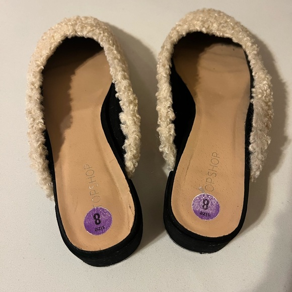 Top Shop Georgia Shearling Mules size 8 - Picture 7 of 13